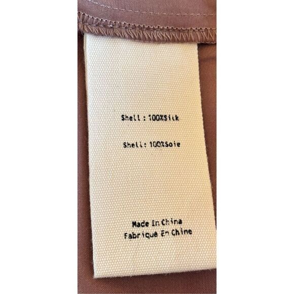 L'AGENCE Amilia Cami Silk Wrap Dress in Sparrow NWT Size 6 - Picture 7 of 7